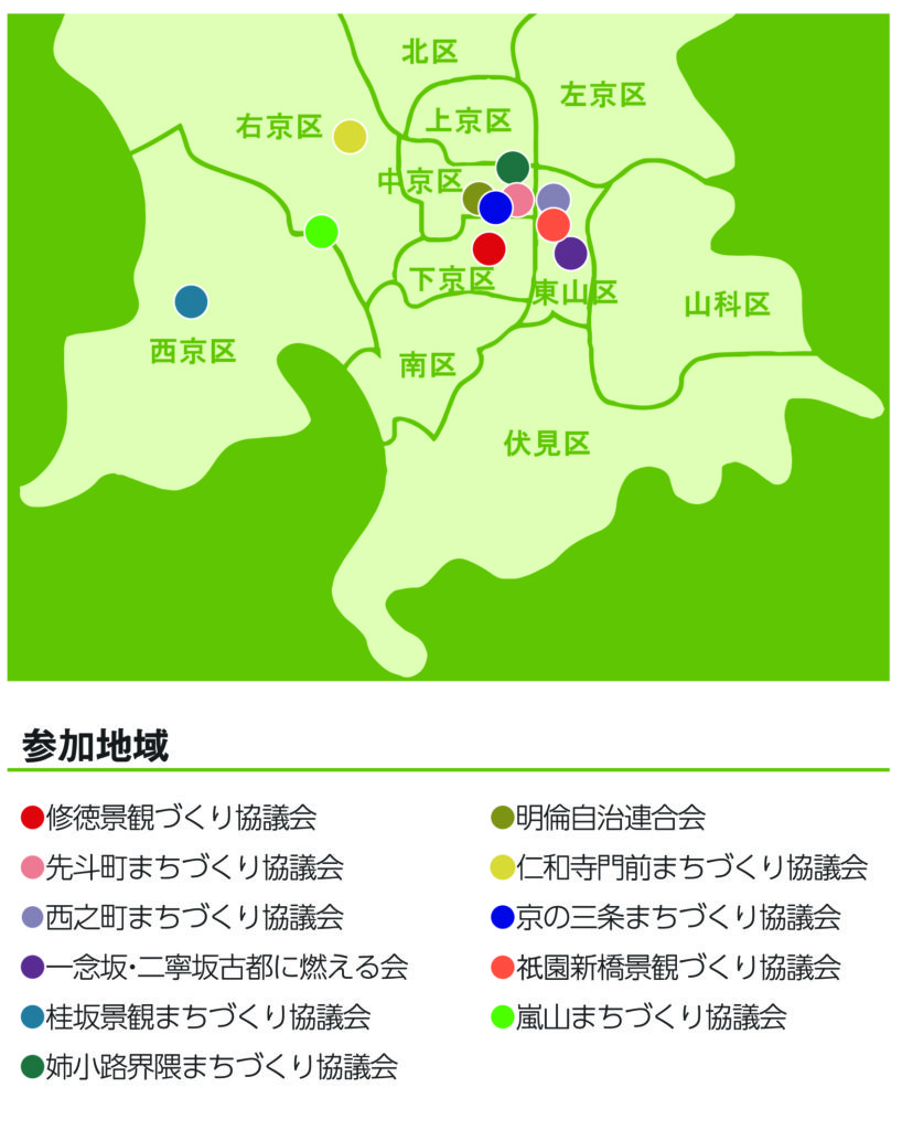 特定非営利活動法人京都景観フォーラム 京都市地域景観まちづくりネットワークの紹介冊子ができました Pdfデータ公開中